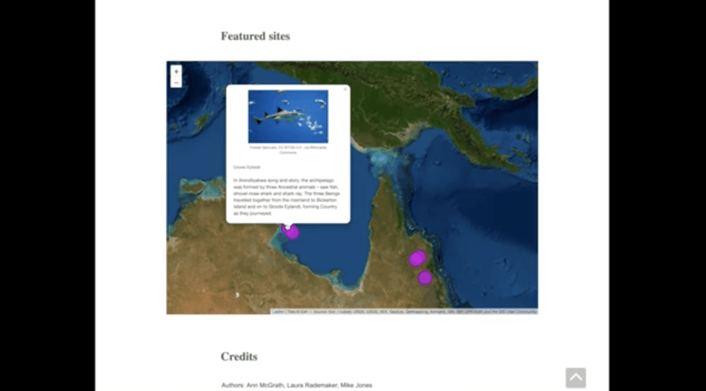 Interactive Atlas map